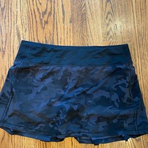 Lululemon pace rival camo skirt  10tall RARE